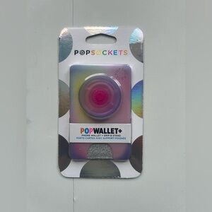 PopSockets PopWallet with PopGrip Cell Phone Grip & Stand - Aura